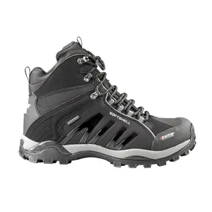 Baffin Mens Zone Waterproof Insulated Winter Hiking Lace Up Hiking Casual Boots Ankle - Black