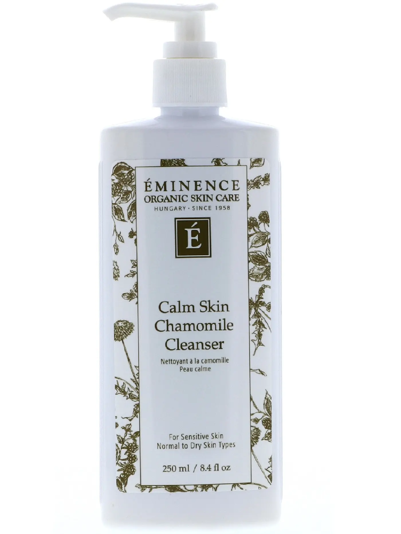 Eminence Calm Skin Chamomile Facial Wash, Soothing Cream Cleanser for Sensitive, Redness-Prone Skin with Arnica & Rosemary - 8.4 oz, Cleansing, Facial Cleansing, Non Toxic, Redness Relief, Cruelty Free, Single Item, Calm Skin Chamomile Cleanser