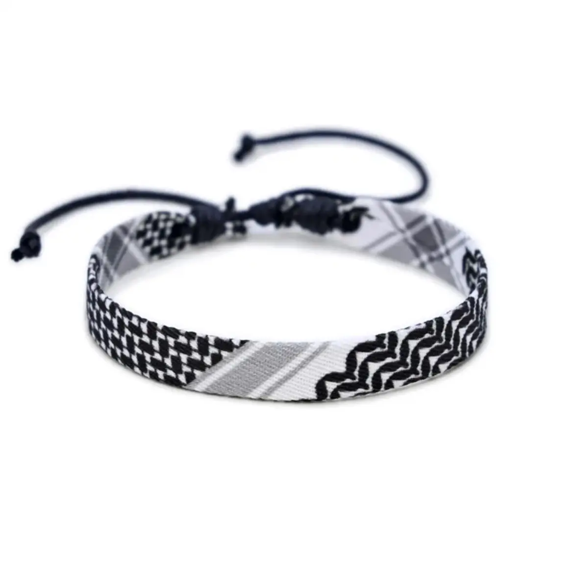 Homemade  Traditional Webbing Bracelet Arabic Scarf Style