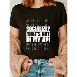 100% Cotton Coder Software - Developer Coding Anti Social Programmer T-Shirt