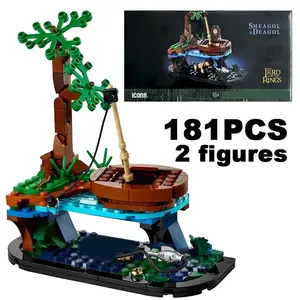 Creative The Lord of the Rings Smeagol And Deagol Building Blocks Movie Scene Assembly Bricks Toys Christmas Gift For Kids Adult