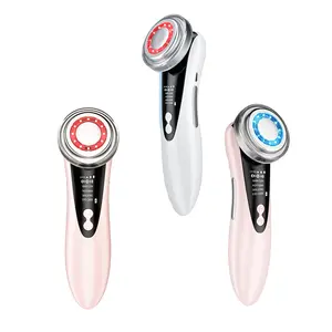 Electric Facial Massager with Blue Light Therapy, Skin Lifting Device, Enhances Skincare Absorption, Lithium Ion Battery, Facial Beauty Instrument