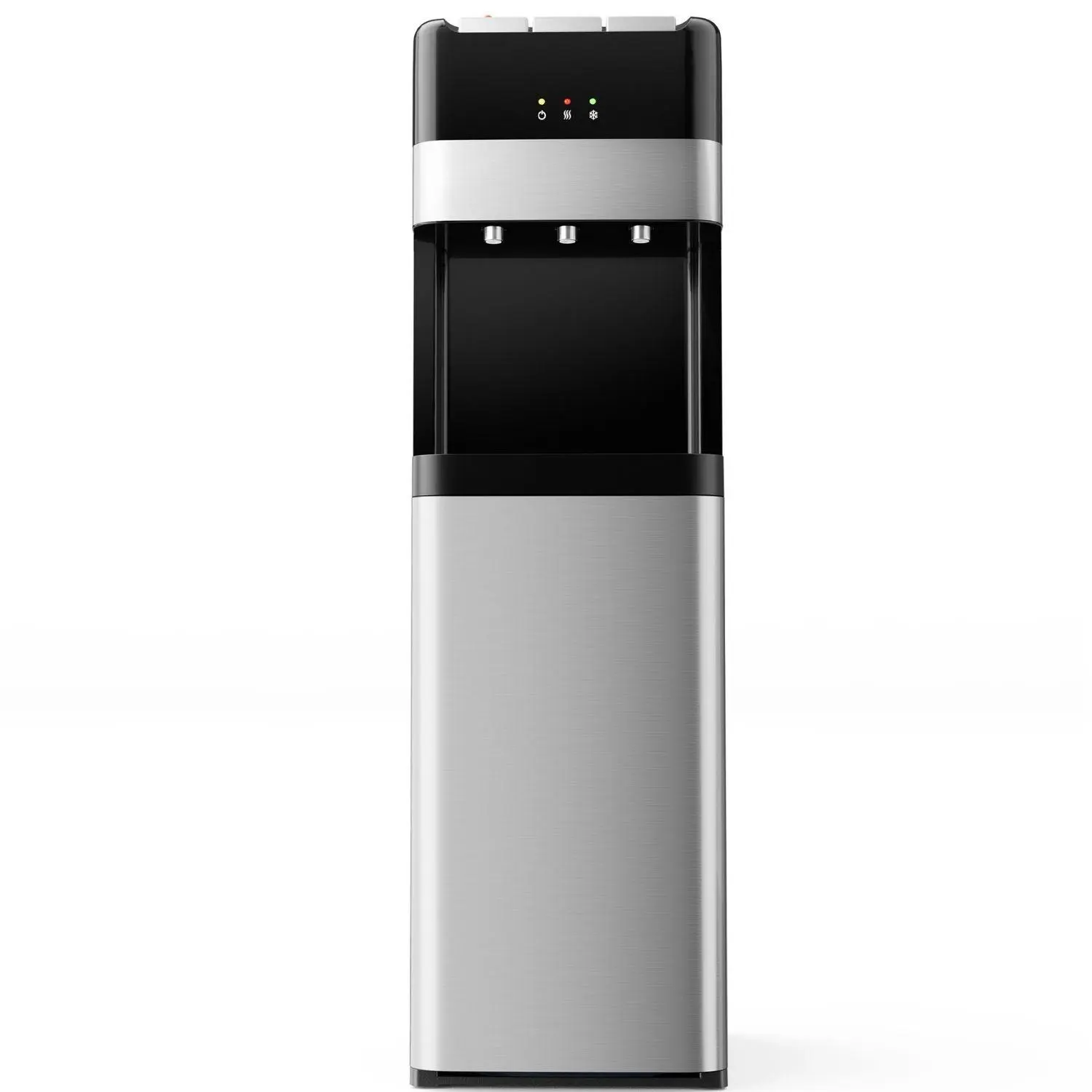 Bottom Loading Water Dispenser - 3-Temperature Settings (Hot, Cold, Room Temp), 5-Gal Bottle Compatible, Child Safety Lock, Quiet Design