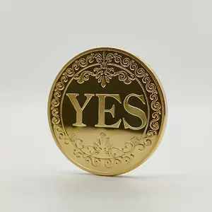 Yes No Decision Coin Lucky Magic Fortune Telling, 3D Design, Ideal for Divination & Random Selections, Perfect Gift Idea