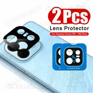 KAYKWONG'S For Huawei Enjoy 90/90 Plus/70PLUS/70X-LITE/90 Pro Max/70X Premium/70/70X/70 Pro/60/60X/60 Pro/80/80 Pro/80S Series Camera Lens Protector Film, 2-Pack, Precise Cutouts, HD Clarity, Scratch-Resistant, Bubble-Free