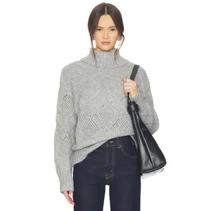 ASTR the Label Janeth Sweater in Heather Grey