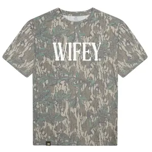 Wifey Camo Shirt, Retro Mossy Oak Bottomland Tee, Funny Southern Wife Gift