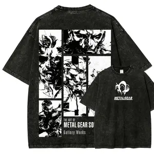 Metal Gear Solid Unisex Fit Washed T-Shirt 4