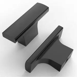 10 Pack Matte Black Kitchen Cabinet Knobs Drawer Cabinet Hardware Zinc Knobs for Dresser Drawers