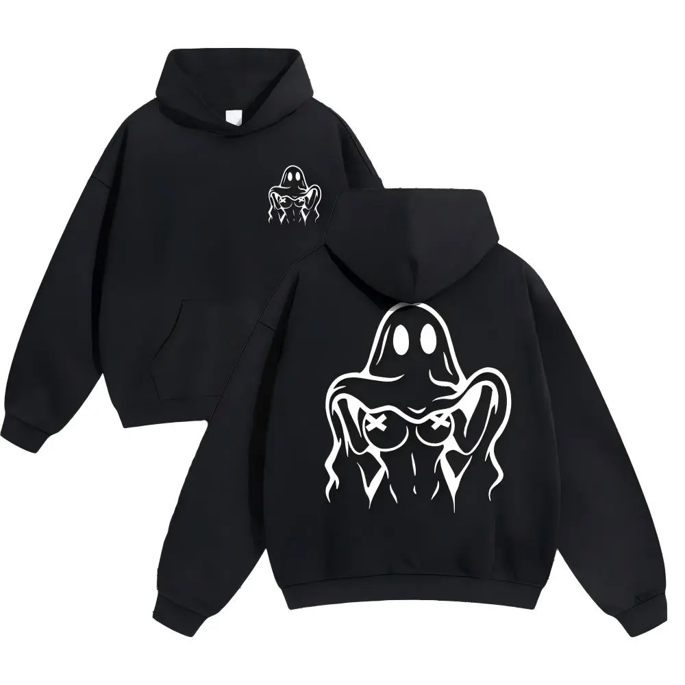 ST 50%+50%Grimace Unisex FallFreshness outfits men streetwear 80s 90s graphic tees cotton  funny Hoodies 300g men gifts