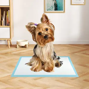 COSTWAY - Dog and Puppy Pee Pads 18" x 13" (300 Counts) for Potty Training-Blue