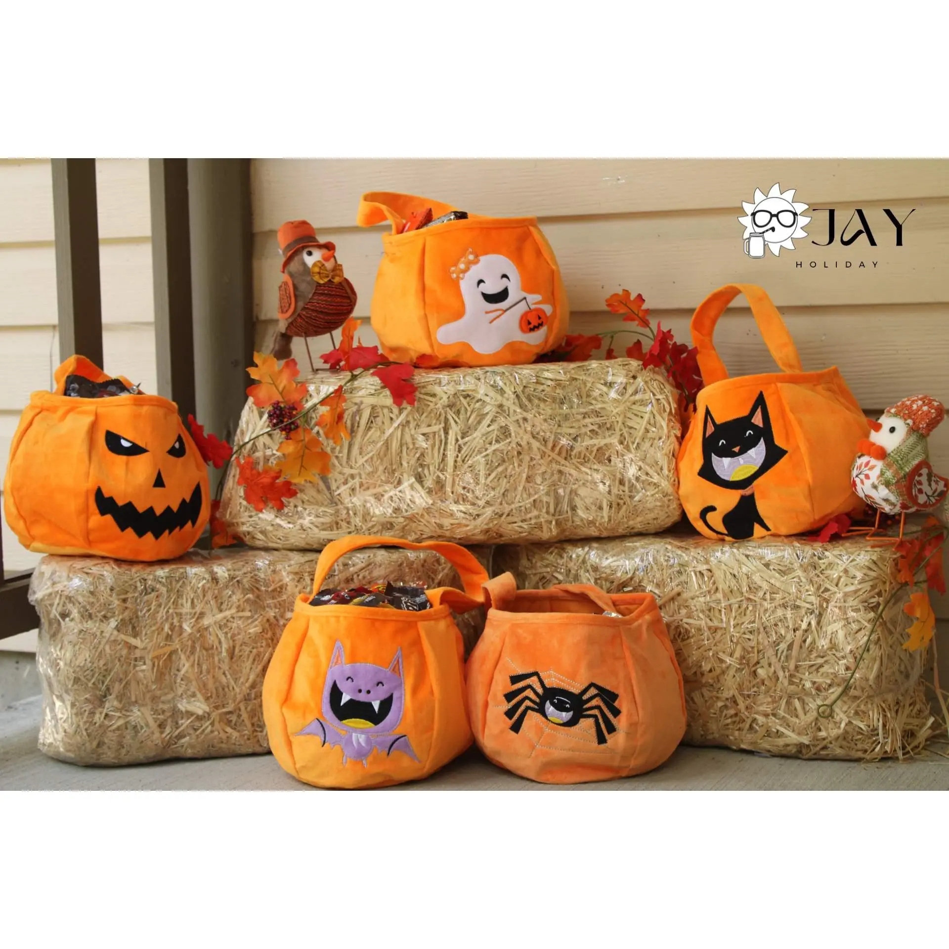Customized Halloween 2023 Trick or Treat Candy bag for Kids