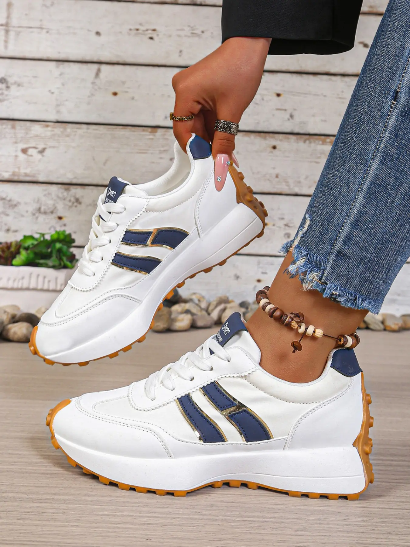 Women's Agon Shoes, Breathable Mesh Patchwork Sneakers, Height-Boosting Dad Shoes, Lightweight Casual Footwear, Anti-Slip, Height Increasing Sneakers, Casual Lifestyle Sneaker, Thick Soled Sneakers