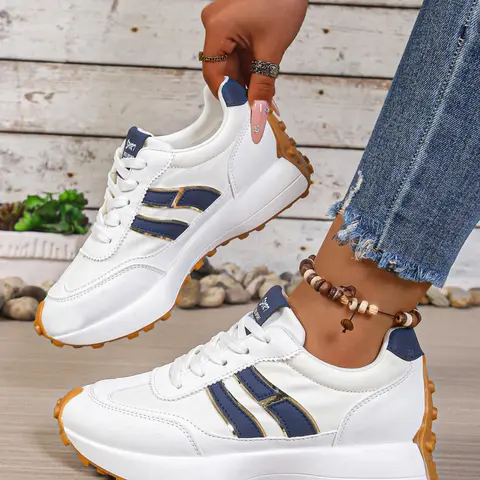 Women's Agon Shoes, Breathable Mesh Patchwork Sneakers, Height-Boosting Dad Shoes, Lightweight Casual Footwear, Anti-Slip, Height Increasing Sneakers, Casual Lifestyle Sneaker, Thick Soled Sneakers