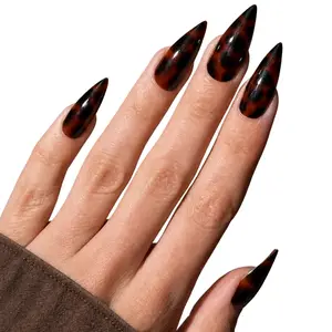 Espresso Tortie Press-On Nails