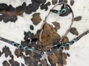 Miracle Braid One Ear Headstall and Breast Collar Set