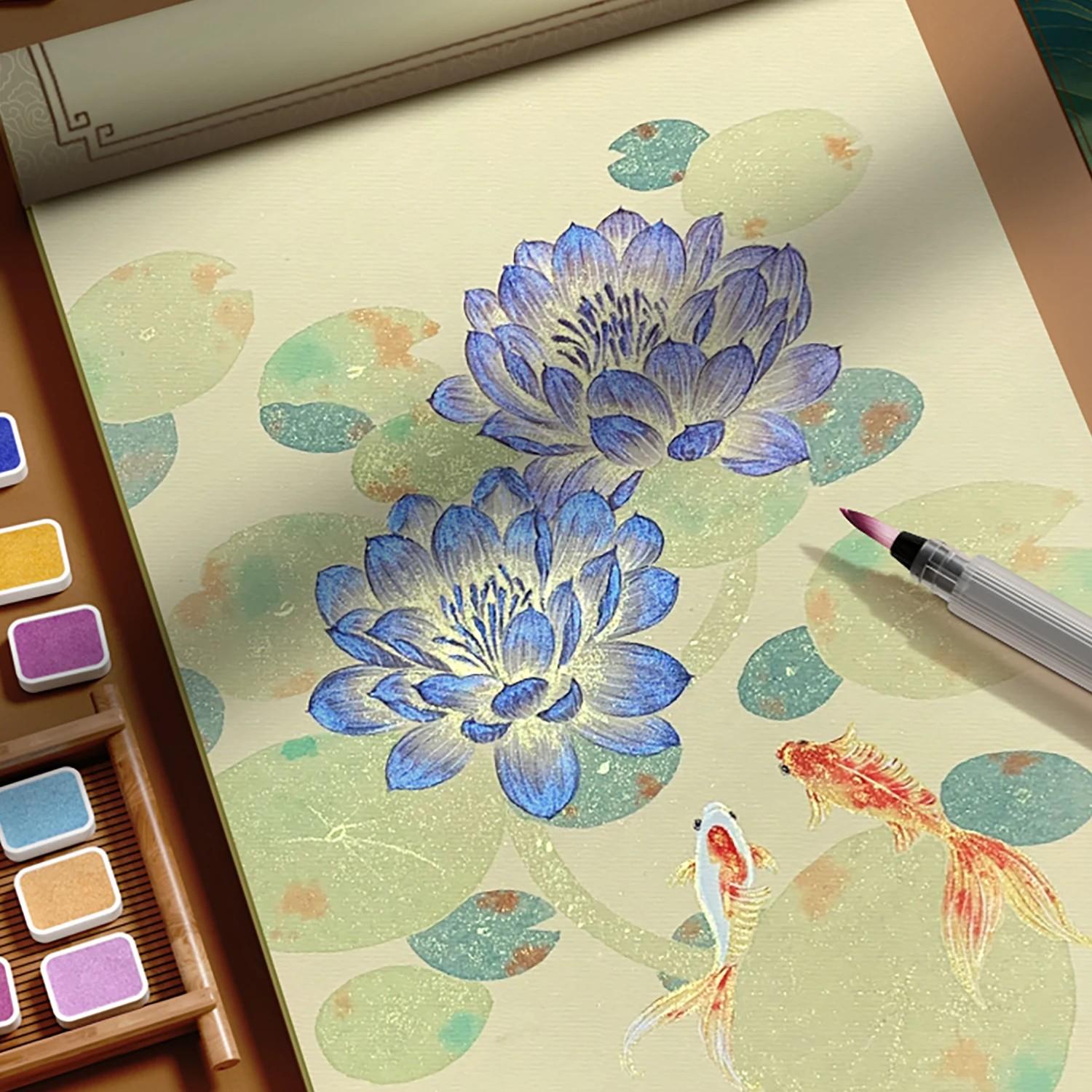 96 Watercolor Painting Set, Shimmer Metallic Watercolor Paints Set, Glitter Watercolor Paint, Art Supplies for Painting, Travel Watercolor Set, Amateur Hobbyists