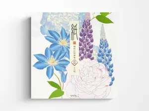 Midori Seasonal Letter Pad - 949 Four Designs Summer Flowers