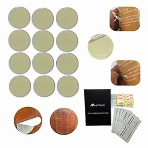 Strong Adhesive Stickers Pads 60mm (2.36") Circular Double Sided Sticky Tape Disc for Car Mount Mounting Holder Disk Windshield GPS Camera Lock Sucker Suction Cup Hook Dashboard Bracket(12pcs)