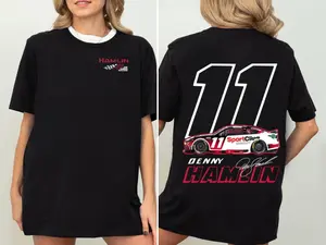 Denny Hamlin NASCAR T-Shirt, No. 11 Racing Graphic Tee, Joe Gibbs Racing Fan Shirt for Men, Vintage Style Motorsports Top