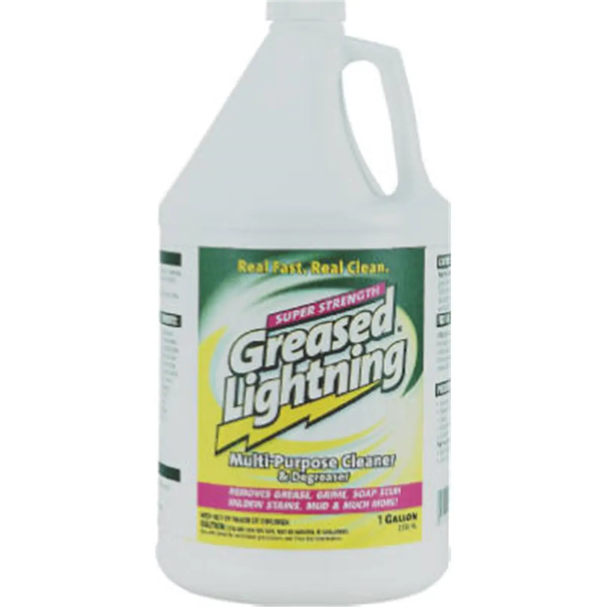 212 MAIN Greased Lightning Concentrated Cleaner - All-Purpose, Super Strength Multi-Surface Household Cleaning Solution, B40 204HDT, 1 Gal