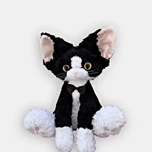 Whimsical Whiskers Companion - 12-Inch Curly Cloud Cat Plush with Hypoallergenic Hugs, Dreamland Navigator & Imaginative Play Sidekick