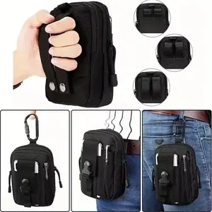 All-Purpose Tactical Fanny Pack | Multi-Pockets + Secure Zippers | Unisex Hiking Travel Gear