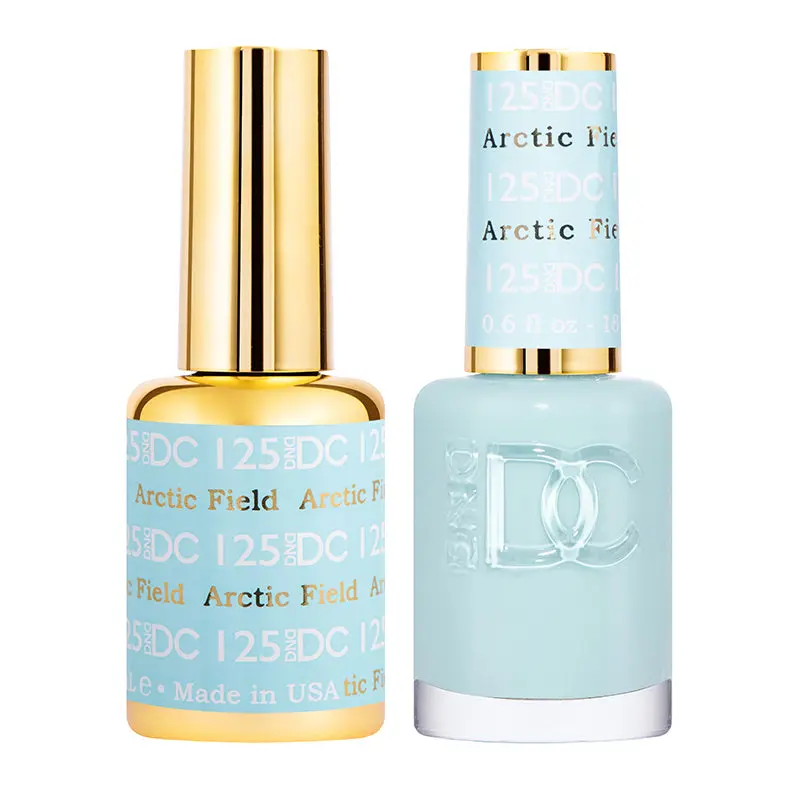 DND DC Gel Nail Polish & Nail Lacquer Duo #125 Arctic Field 0.5 floz