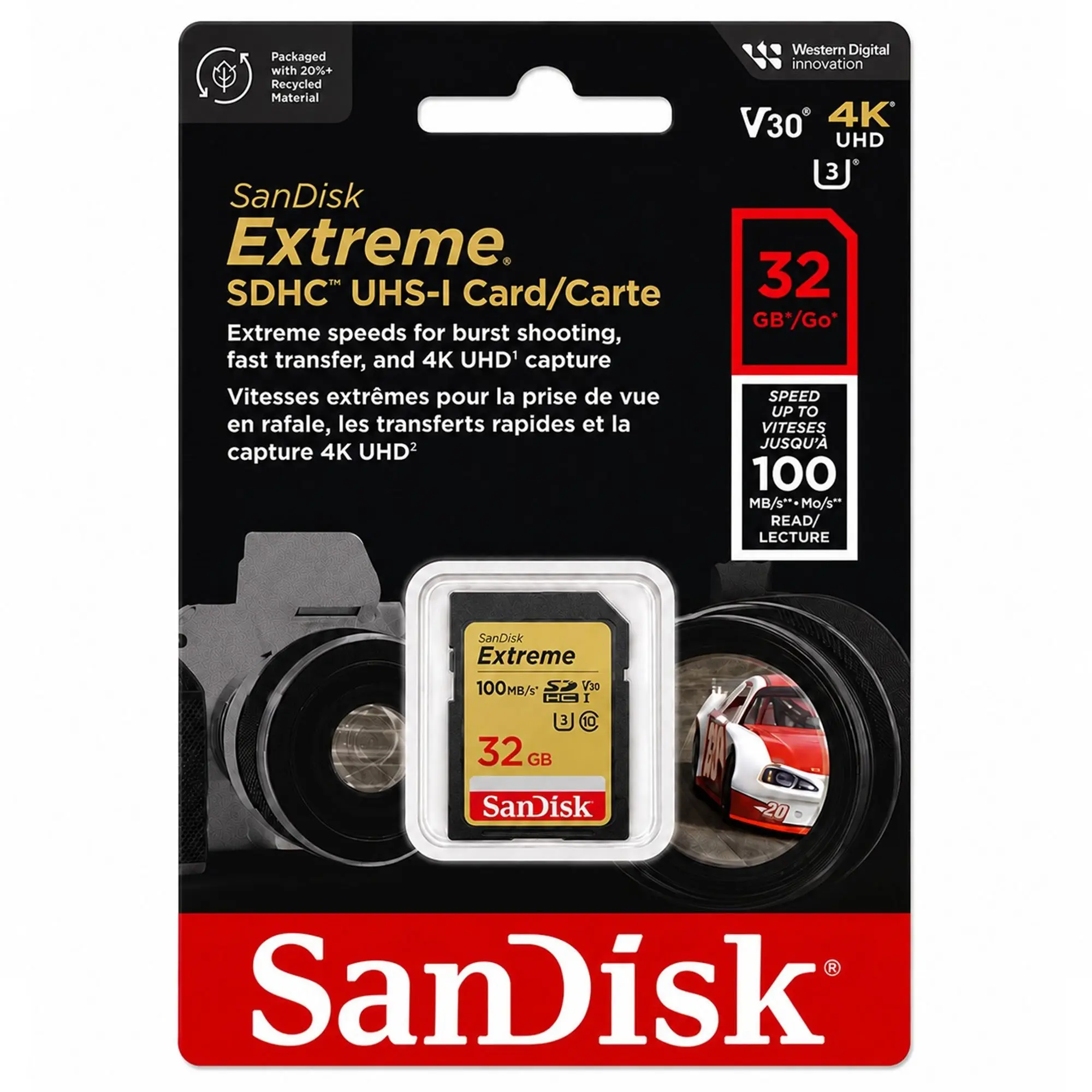 SanDisk Extreme 32GB SDHC UHS-I Memory Card