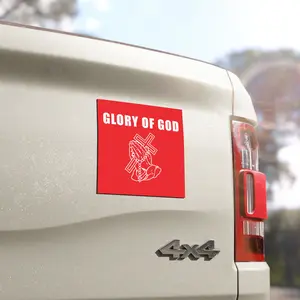 Religious Car Magnets, Christian Car Magnet, Faith Car Decal, Glory of God Design, Religious Gift, Inspirational Car Decor