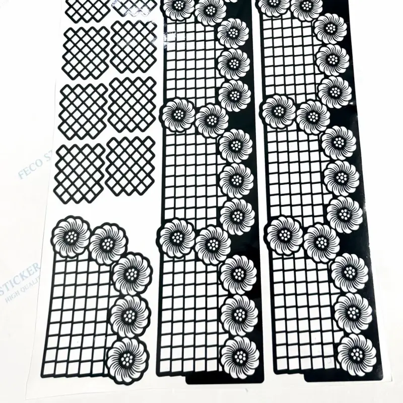 Henna Stencils Set - Unscented Custom Temporary Tattoo Stencil Paper Stickers with Better Adherence, Unique Cleaner Design, All-Purpose Patterns, Unisex for Palm Tattooing, Ideal for DIY Enthusiasts