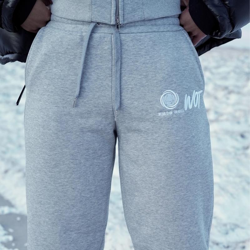 Essential Sweatpants Gray - Comfortable Casual Wear for Everyday Use 500 GSM, Deep pockets, straight leg  loose fit