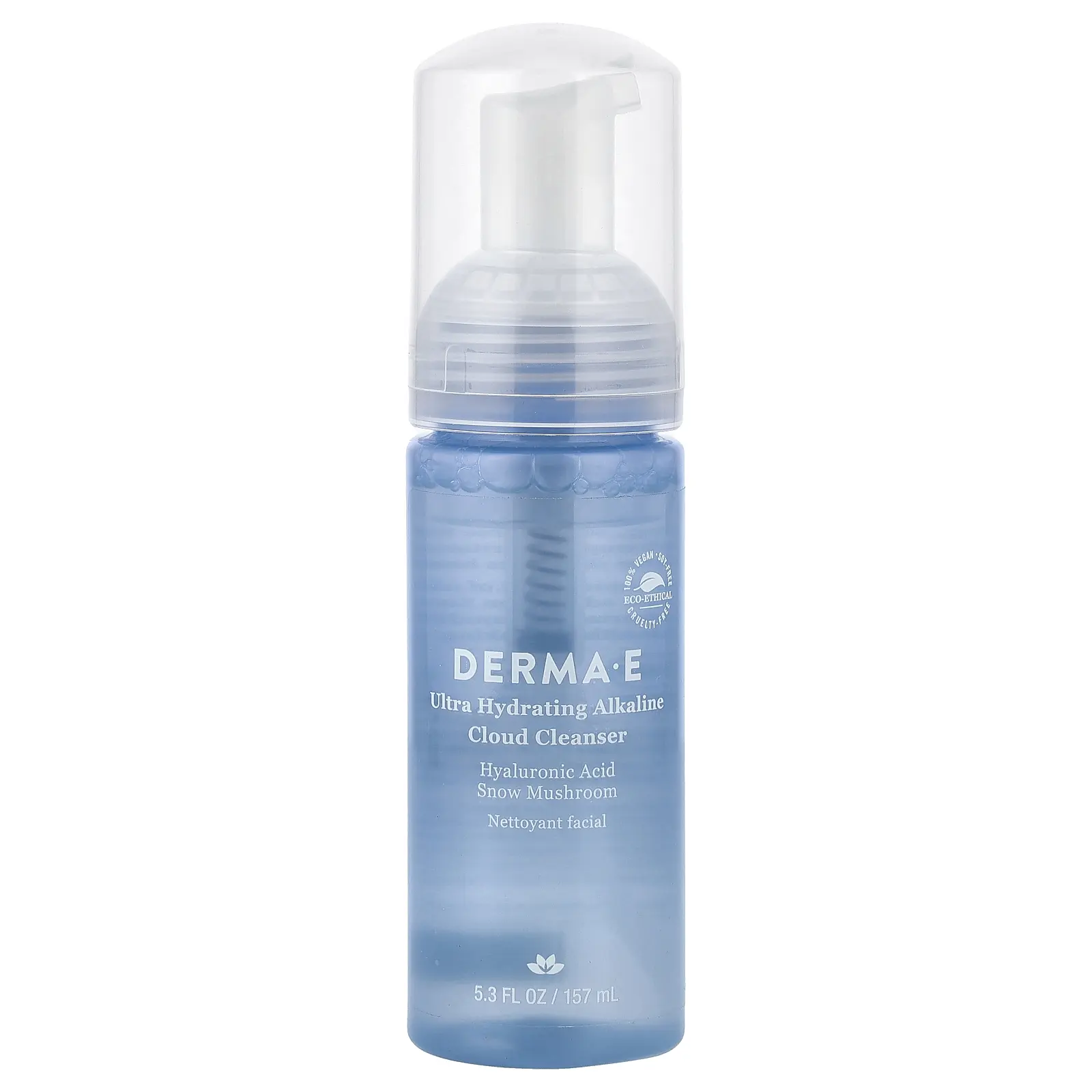DERMA E Ultra Hydrating Alkaline Cloud Cleanser, 5.3 fl oz (157 ml)