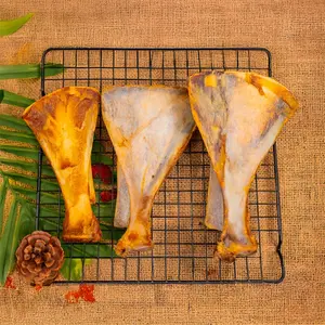 1/2Pack-2/4 Count x 38-60g Lamb Fan Bone, Natural Ingredients, Natural Dog Treats, Healthy, Easily Digestible, Dog Chews Long Lasting, And High Protein, Low Fat, Perfect Training Reward Snack For Small, Medium and Large Dogs