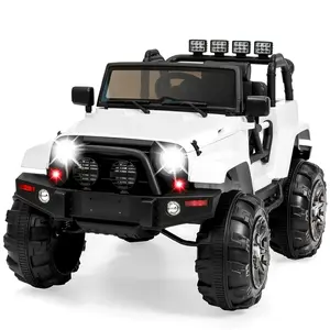Best Choice Products 12V Kids Ride On Truck Car w/ Remote Control, Spring Suspension, Bluetooth, LED Lights