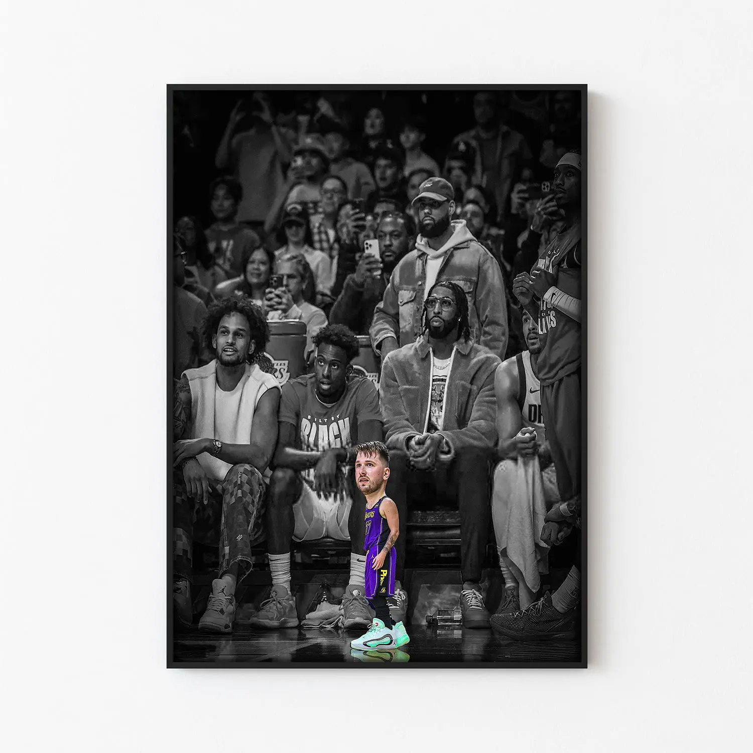 Luka Mini Black White Poster (PRODUCT DOES NOT INCLUDE FRAME)