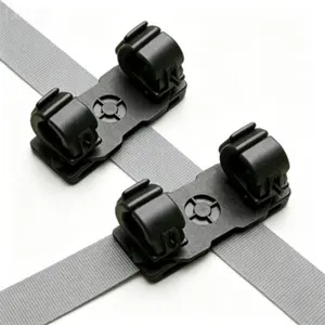 2-Pack Tactical Axe Holster with Duty Belt Clip & MOLLE Vest Clip 360° Swivel Nylon Axe Holder Compatible with 1.2-2.25 Inch Tactical Belts