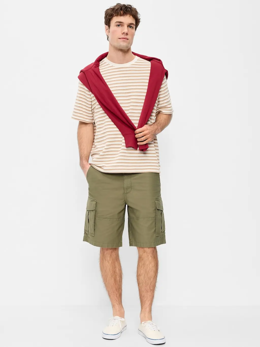 Old Navy Men's 90's Loose Lived-In Cargo Shorts -- 10-inch inseam