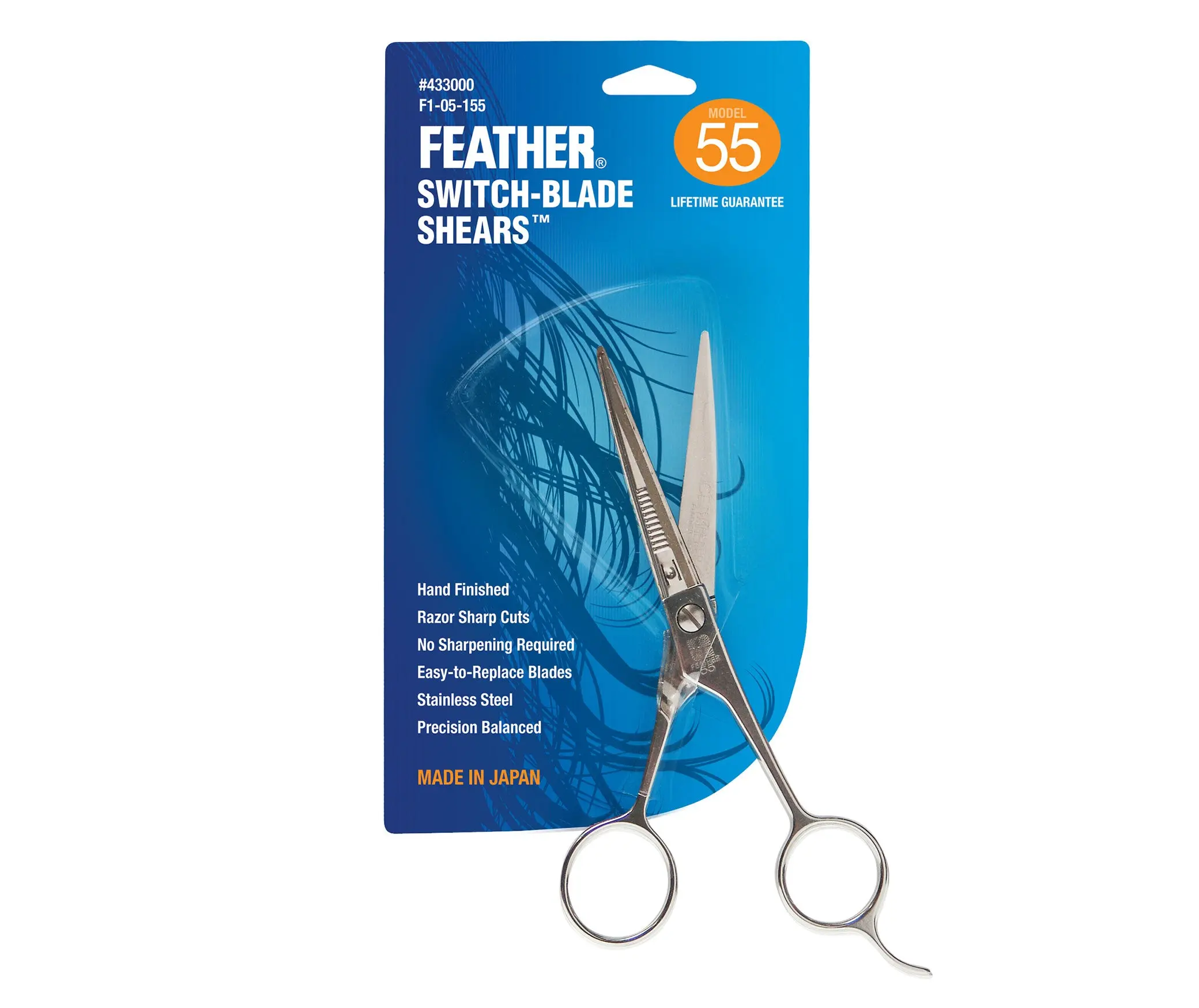 Feather Switch Blade Shears with Tang 5.5"-7.5"