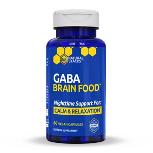 GABA Brain Food Supplement with L-Citrulline, Rosemary Leaf, and more  - Nighttime Support for Calm & Relaxation* - Sleep Supplement