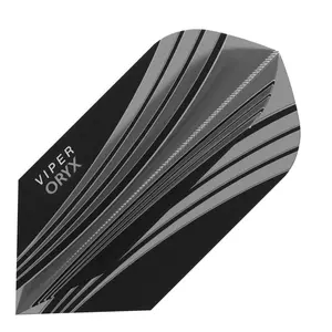 V-100 Flights Oryx Slim Gray/Black Dart Flights with Original Packaging