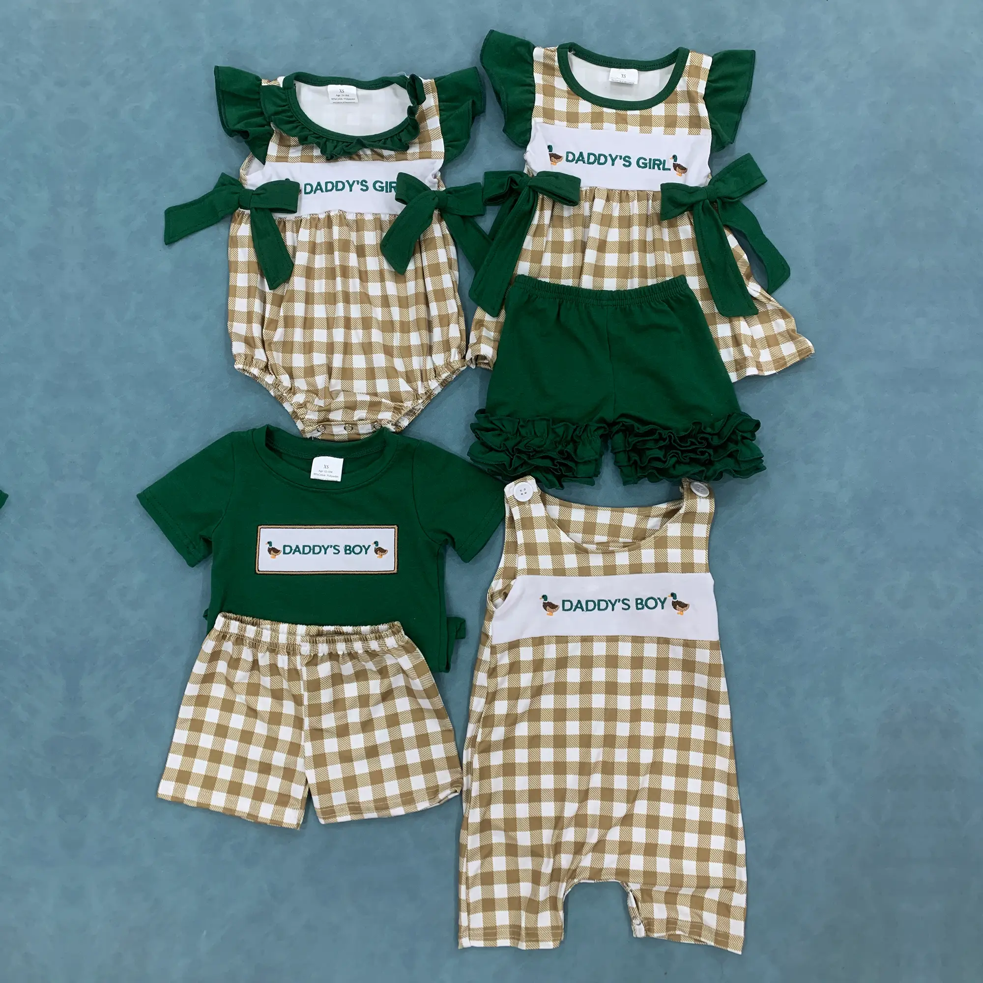 Daddys girl fathers day mallard duck girls summer outfit