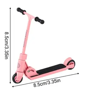Kids Kick Scooter Finger BMX Foldable T-type Finger Scooter With Brake Educational Toys Finger Skateboards Fun Fingertip Movemet