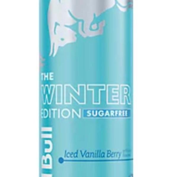 Red Bull iced vanilla’s berry SUGAR FREE 24 pack 12 fl oz cans