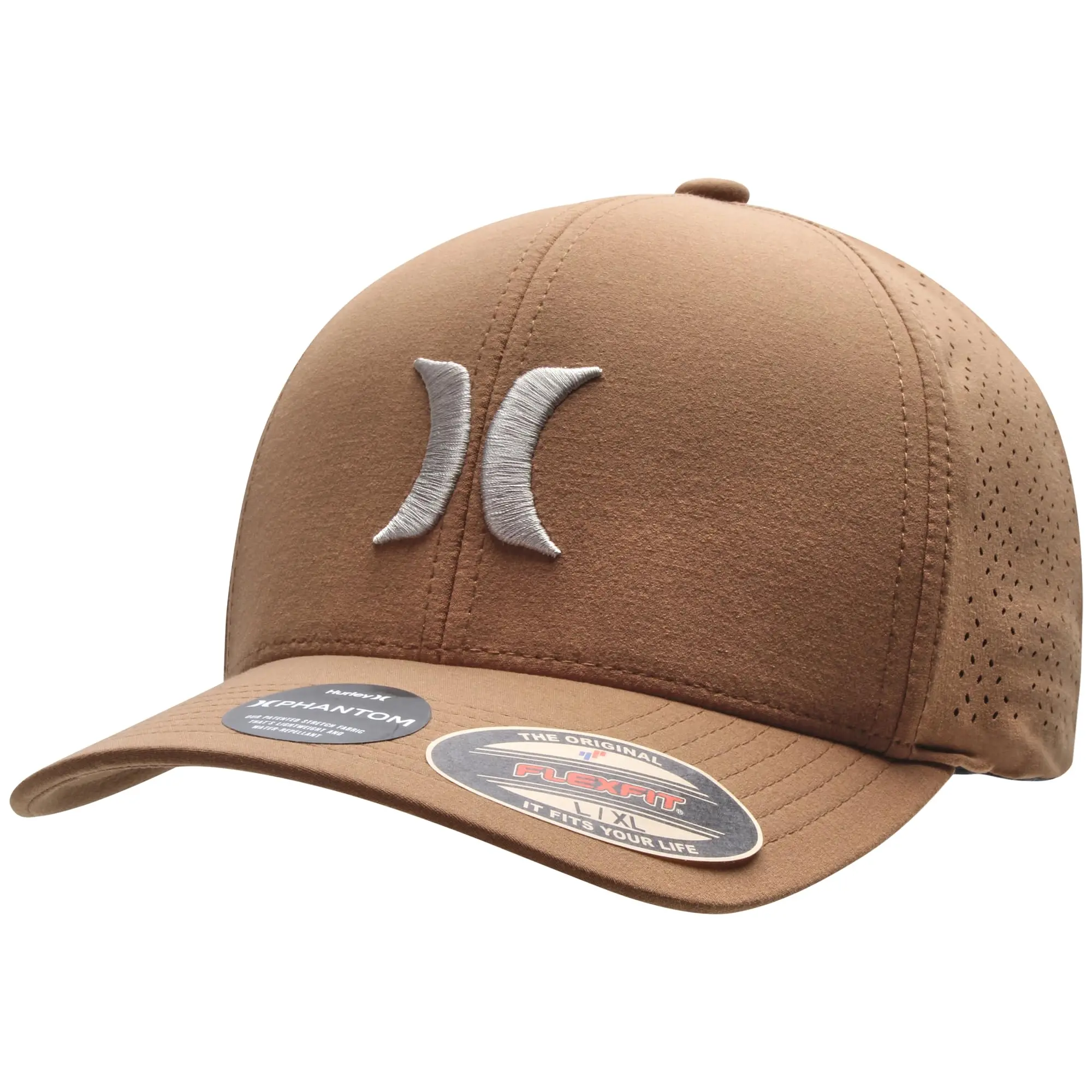 Hurley Mens Flexfit Quick-Dry Phantom Curved Baseball Cap