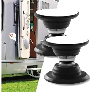 RV  Door Catch, RV Door Holder  Baggage Door Catch, RV Door Holder for RV Baggage Door, Trailer, Camper,  Camper Door Holders to Keep Door Open (Black-2 Pack)