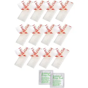 EZ Pass/IPass/IZoom/SunPass Mounting Strips 12 count (6 Sets), Peel and Stick Adhesive Strips Dual Lock Tape (12)