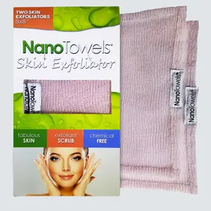 Nano Towels Skin Exfoliating Cleanser Personal Face Wash Chemical Free Dead Skin Blackhead Remover Korean Skincare Cosmetic Peel Clean Pore Comfort