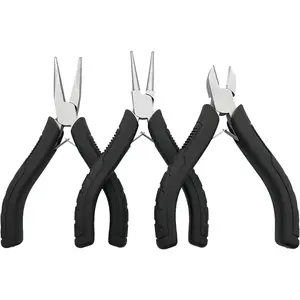 3-Piece Jewelry Pliers Set Jewelry Making Tools