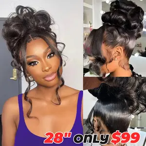 Body Wave 360 Lace Front Wigs Human Hair 360 Full Lace Frontal Wigs Human Hair Pre Plucked with Baby Hair Brazilian Virgin Hair Wigs